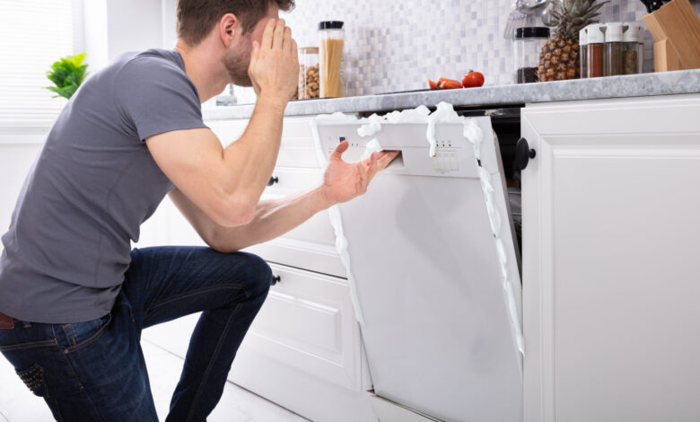 علت های ماندن کف در ماشین ظرفشویی