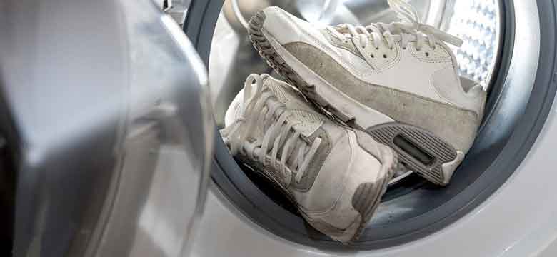 شستن کفش در لباسشویی 